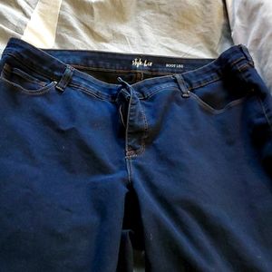 Style & Co Dark Rinse Bootcut Jean